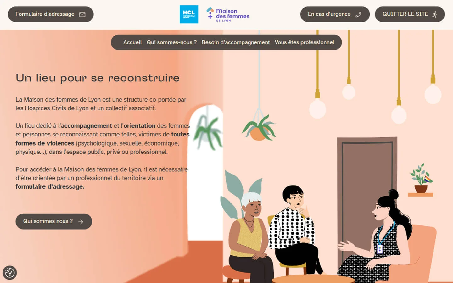 Desktop : La Maison des Femmes de Lyon